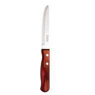 Jumbo Polywood Steak Knife, Red Handle