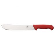 Butchers Knife 10 inch S/S Blade Red Plastic Handle