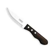 Tramontina 18/10 Stainless Steel Jumbo Polywood Steak Knife light black handle