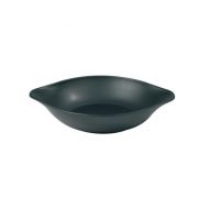 Ceraflame Eared Dish Black Round 23.5 x 19cm