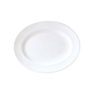 Monaco Vogue Plate Oval White 28cm