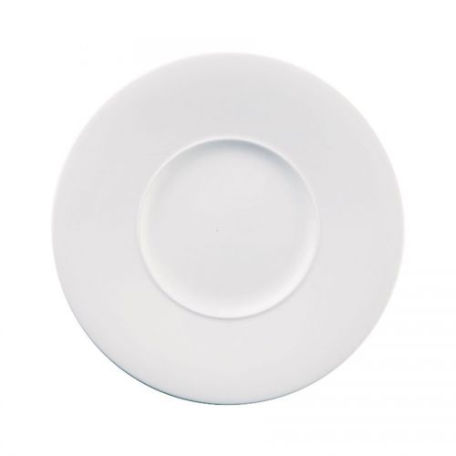 Ambience Plate Medium Rim White 28cm