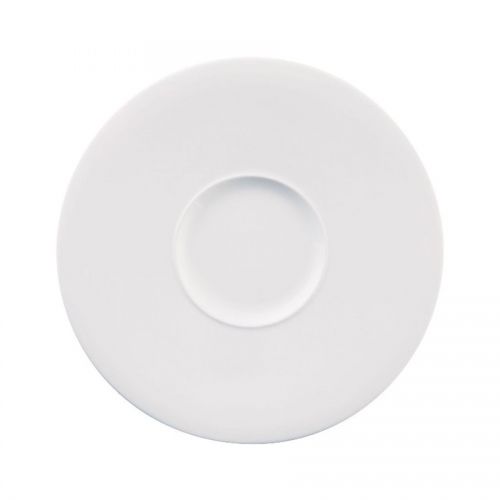 Ambience Plate Wide Rim White 28cm