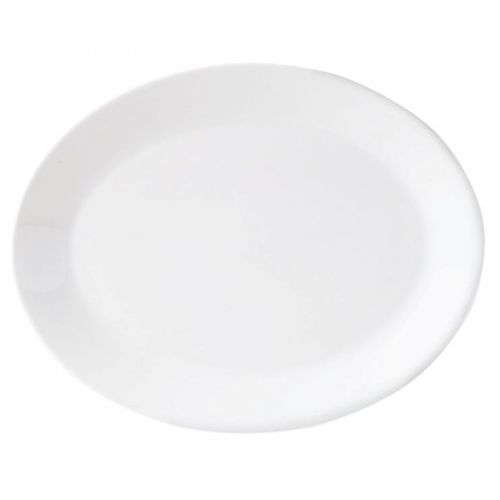 Monaco Regency Plate Oval White 33cm