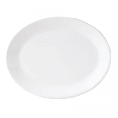 Monaco Regency Plate Oval White 28cm