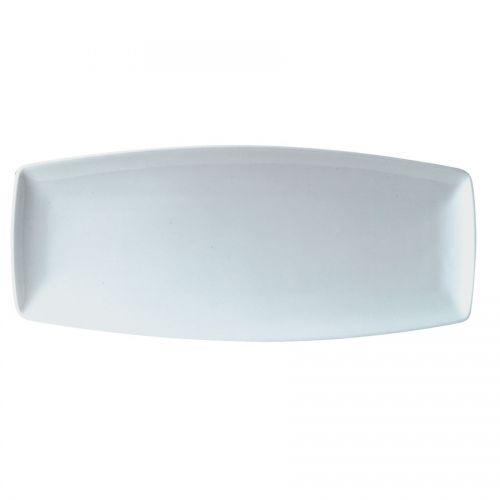 Neo Four Rectangular Plate White 10 x 35.5cm