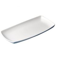 X Squared Plate Rectangular White 14.3 x 29.5cm