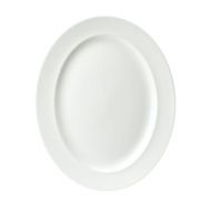 Whiteware Plate Oval 36.5cm