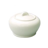 Alchemy White Sugar Bowl Covered 22cl