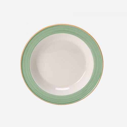 Rio Soup Plate Green 21.5cm