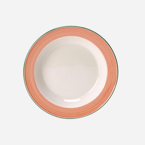 Rio Soup Plate Pink 21.5cm