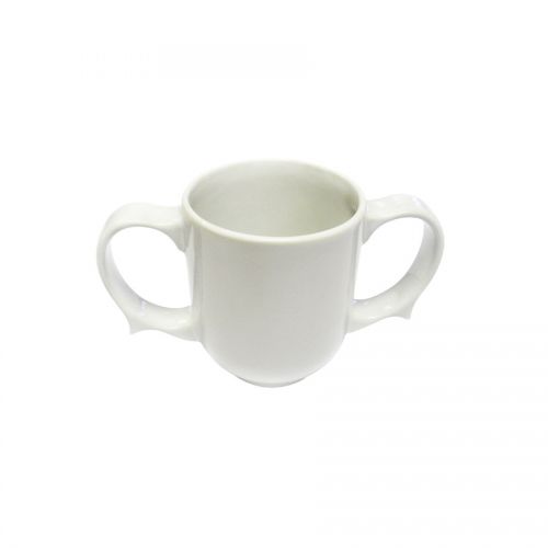 Dignity 2 Handled Mug White Ceramic 25cl