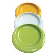 Dignity Plate Raised Lip Green 23cm Ceramic