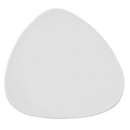 Lotus Plate Triangular White 26.7cm