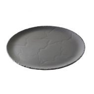 Basalt Plate Round Slate Effect 28.5cm