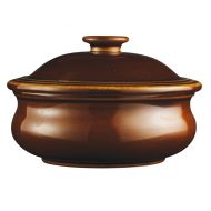 Rustics Stewpot & Lid Brown Stoneware 43cl 15cm