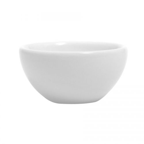 Bit On The Side Butter Dish Curved White 2.8cl