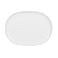 Moonstone Plate Oval White 35.5cm