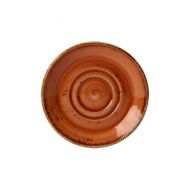 Steelite Craft Double Well Saucer 14.5cm Terracotta