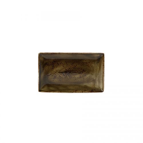 Steelite Craft Rectangular One Plate Brown