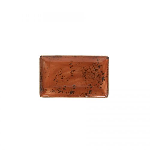 Steelite Craft Rectangular One Plate Terracotta