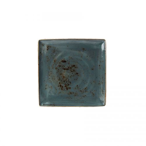 Steelite Craft Square One Plate Blue