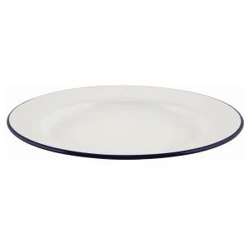 Enamel Plate White 20cm