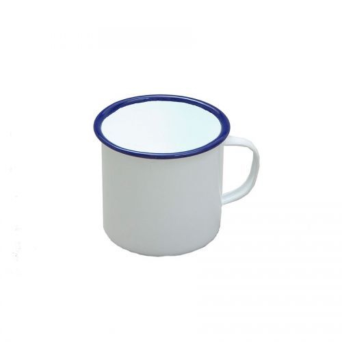 Enamel Mug White 9cm 12oz