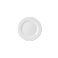 Bamboo Plate White 6.625 inch 17cm