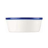 Retro Blue Round Pie Dish 5.25 inch 13.3cm