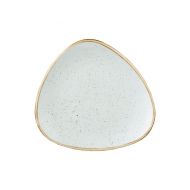 Stonecast Duck Egg Blue Triangle Plate 31.1cm