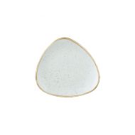 Stonecast Duck Egg Blue Triangle Plate 19.2cm