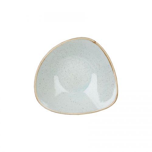 Stonecast Duck Egg Blue Triangle Bowl 23.5cm