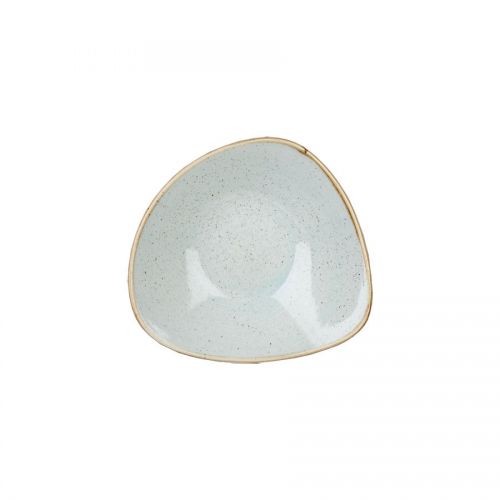 Stonecast Duck Egg Blue Triangle bowl 18.5 cm