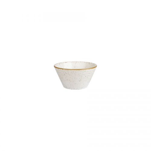 Stonecast White X Squared Sauce Dish 3oz