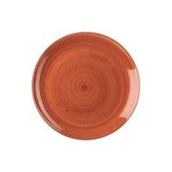 Stonecast Spiced Orange Coupe Plate 28.8cm