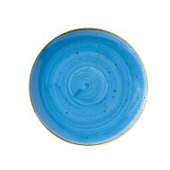 Cornflower Blue Coupe Plate 26cm