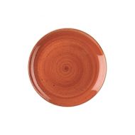 Stonecast Spiced Orange Coupe Plate 26cm