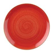 Stonecast Berry Red Coupe Plate 8 inch