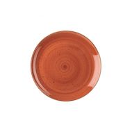 Stonecast Spiced Orange Coupe Plate 21.7cm