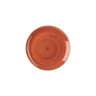 Stonecast Spiced Orange Coupe Plate 16.5cm