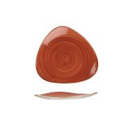 Stonecast Spiced Orange Triangle Plate 19.2cm