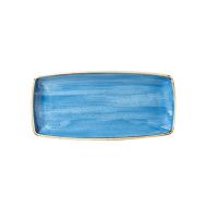 Cornflower Blue Oblong Plate 29.5cm x 15cm
