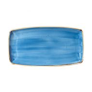 Cornflower Blue Oblong Plate 35cm x 18.5cm