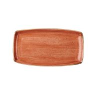 Stonecast Spiced Orange Oblong Plate 35cm