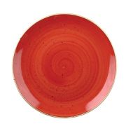Stonecast Berry Red Coupe Bowl 9 inch