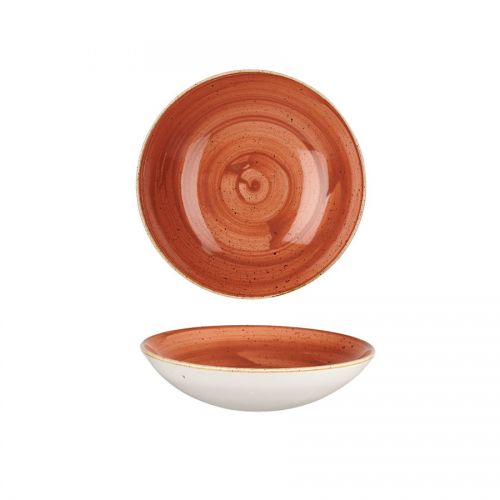 Stonecast Spiced Orange Coupe Bowl 24.8cm