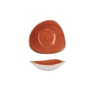 Stonecast Spiced Orange Triangular Bowl 15.3cm