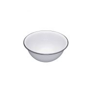 Living Nostalgia Enamel Bowl - White/Grey