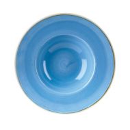 Cornflower Blue Wide Rim Bowl 24cm